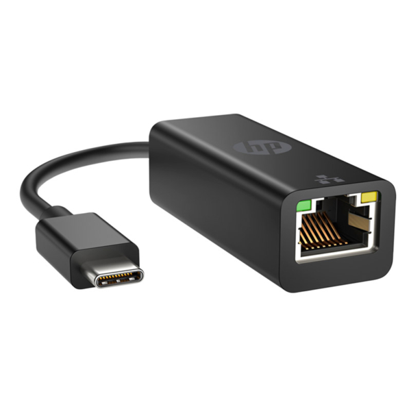 惠普HP type c 转RJ45千兆网卡 转换器头USB-C to RJ45 V7W66UT Realtek RTL8153-03 USB 3.0 Gigabit Ethernet 苹果MacBook Pro网卡
