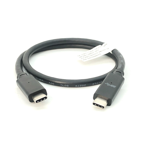 惠普L28847-001 USB3.1 Type c Gen2 PD 100W 0.5M 一线通全功能数据线USB3.2 20G 显示器移动硬盘拓展坞连接线 4K 60HZ USB C TO USB C Cable