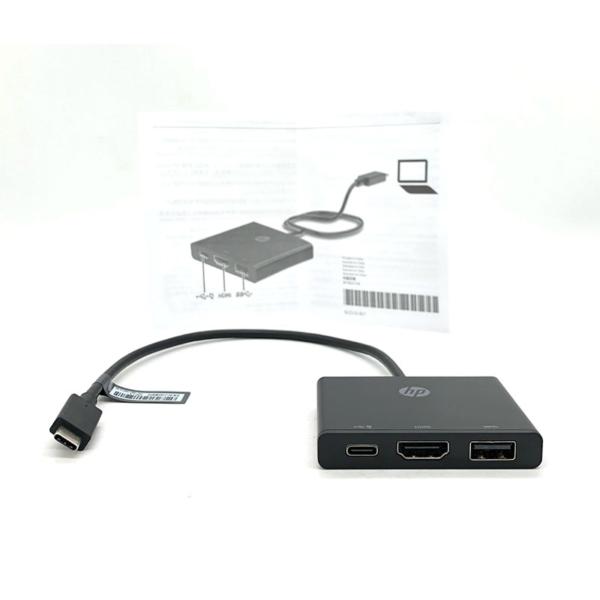 原装全新惠普HP USB-C to Multi-Port Hub 拆解报告USB-C多端口集线器外接HDMI USB-C USB3.0 1BG94AA 918965-001 919666-001