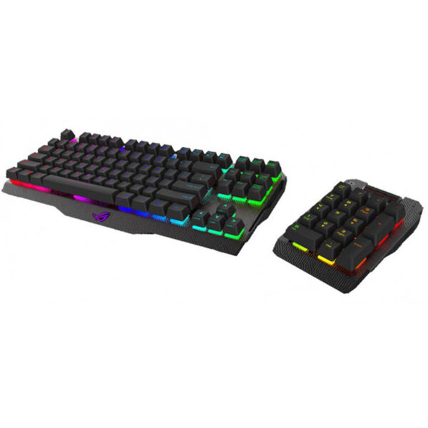新到货 ASUS华硕ROG Claymore RGB 机械键盘 玩家国度分离式