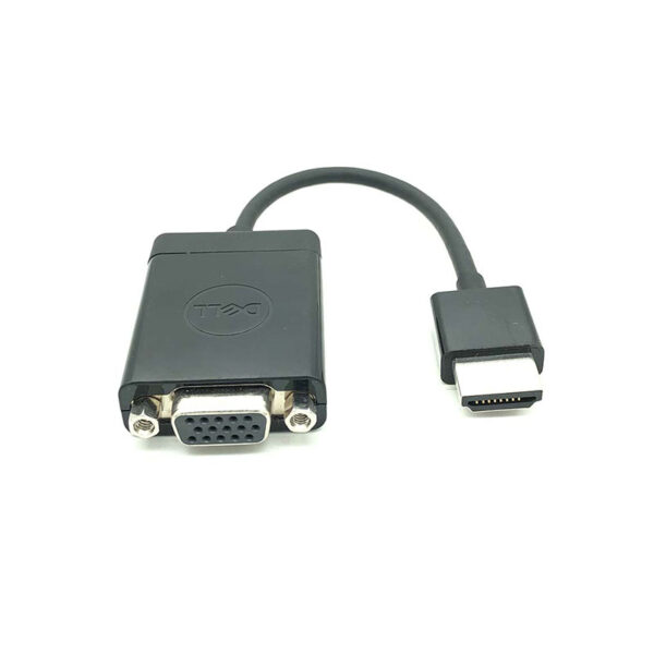 戴尔Dell hdmi to vga adapter mini 转换器 hdmi转vga线 高清数据线 转接头vgi公头hami转换器hd