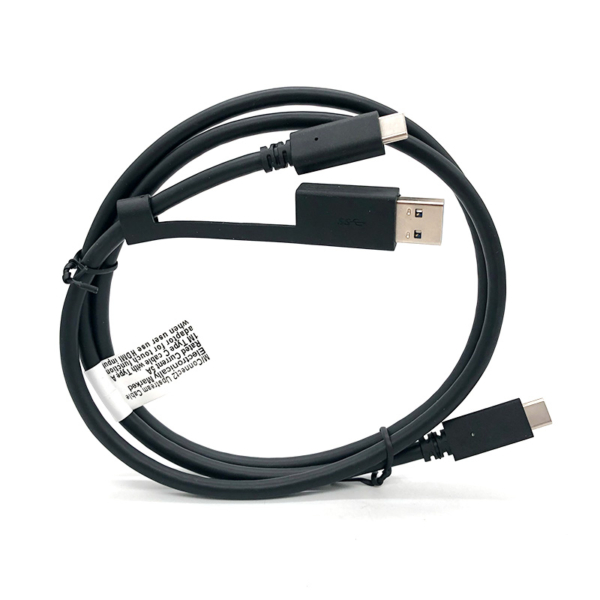 美国Humanscale M/Connect2 Upstream Cable Thunderbolt™3 雷电3 雷雳3 20G被动式雷电线USB-C 4K60Hz显示器线 双头Type-C PD快充 EMARK芯片100W SSD硬盘盒高速传输线带USB-A适配器