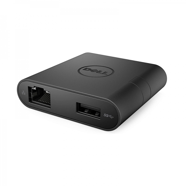 原装Dell戴尔DA200 Type-C Thunderbolt 3 USB-C 雷电口 四合一转换器VGA HDMI 千M网卡 USB3.0