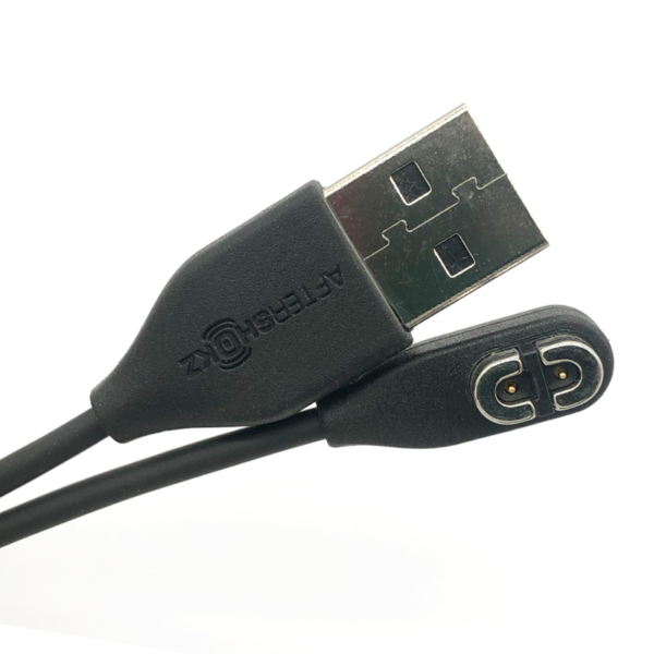 60cm全新原装韶音ASC100骨感耳机充电线黑色Charging Cable for Shokz Aeropex/OpenRun, OpenRun Pro, OpenRun Mini & OpenComm 2/UC, for Aftershokz Charging Cable, Magnetic USB Cable Compatible with AfterShokz Headphones Charger