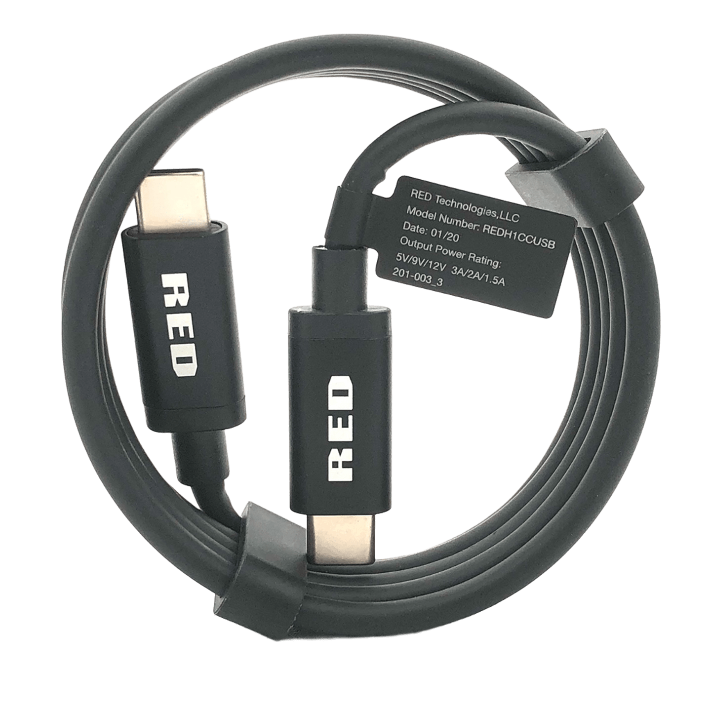 全新原装Red 超软全功能双头Type-c同轴数据线100W快充REDH1CCUSB USB3.2 8K60P投屏一线通 USB C CABLE