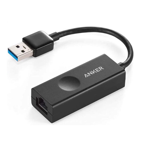 全新原装Anker usb3.0转RJ45网线接口转换器有线千兆网卡RTL8153 USB3.0 Gigabit Ethernet Adapter