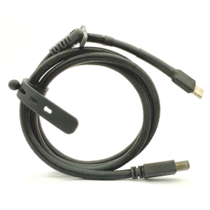 全新原装雷蛇Razer USB C双type c 快充线10G 凯夫拉编织线 同轴线柔软60W 雷电一线通全功能4K 8K Thunderbolt USB C Cable 3.3ft Black