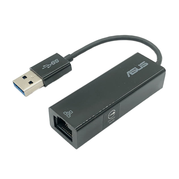 华硕ASUS USB 3.0 TO RJ45 Dongle网络转接头 1000M千兆网卡 RTL8153B Gigabit Ethernet Adapter LAN