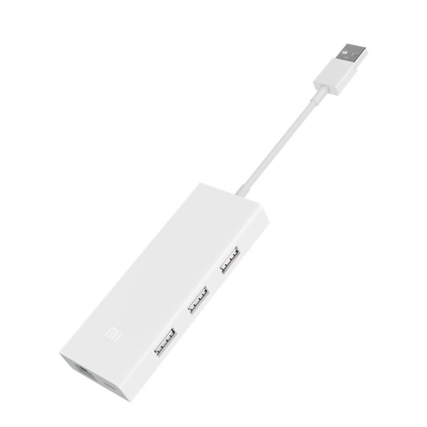 免驱动小米USB3.0转RJ45千兆有线以太网卡口转换器ZJQ03TM RTL8153B  4-in-1 Multi-functional Gigabit Ethernet Adapter 免驱动