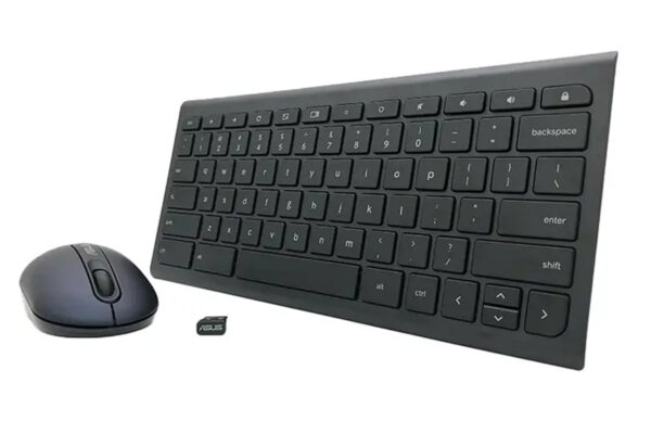 免驱动全新超薄华硕无线键盘鼠标套装剪刀脚 ASUS Chromebox 0K010-00050600 KBM Wireless Keyboard and Mouse