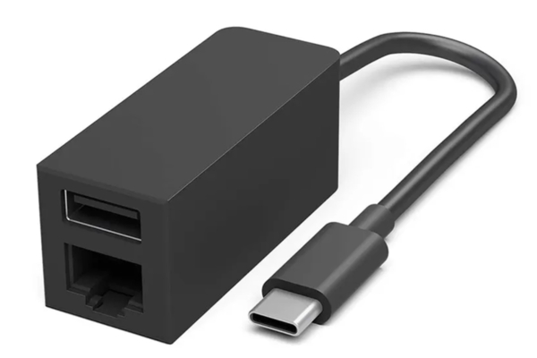 全新原装微软Microsoft Surface USB-C 转USB3.0端口 千M以太网适配器 USB-C TO USB 3.0 Ethernet Cable Adapters JWL-00006 1860