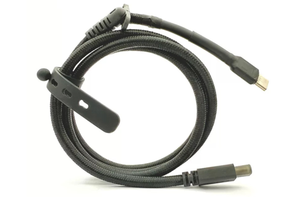 全新原装雷蛇Razer USB C双type c 快充线10G 凯夫拉编织线 同轴线柔软60W 雷电一线通全功能4K 8K Thunderbolt USB C Cable 3.3ft Black