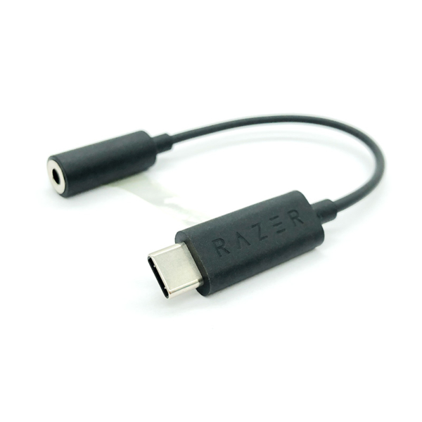 全新原装雷蛇 USB type C to 3.5mm Adapter TYPE C 数字音频转换器 DAC转换头CS42L42 Razer Phone1/2 Dongle THX认证RC30-025904