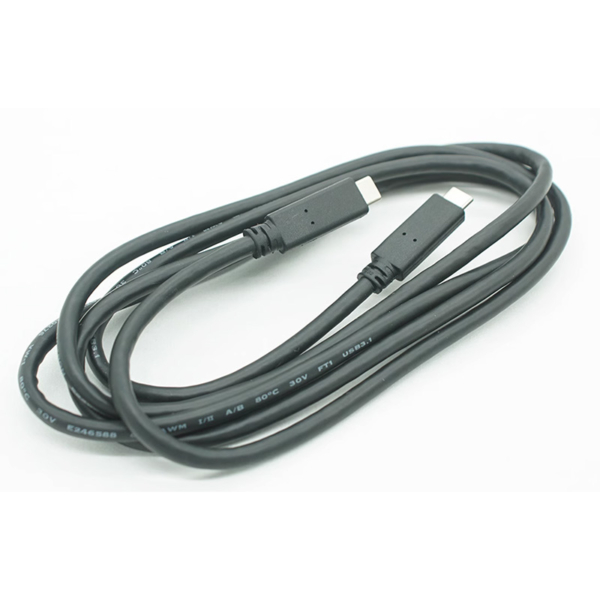 雷电3 被动式USB3.2 Gen1 100W 5A type-c数据线USB-C 1.8米LG原装4k/5k/6k 43UN700T-B LG 32UN880-B 兼容安美特LG飞利浦AOC显示器