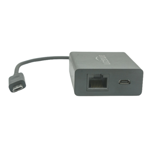 亚马逊 Micro USB网卡接RJ45网线以太网转接器安卓手机 FireTV 4K兼容Xiaomi Mi MDZ-24-AA HDMI Android Full HD TV Stick