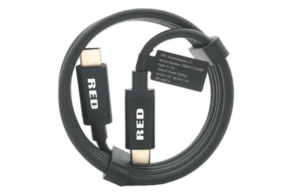 全新原装Red 超软全功能双头Type-c同轴数据线100W快充REDH1CCUSB USB3.2 8K60P投屏一线通 USB C CABLE