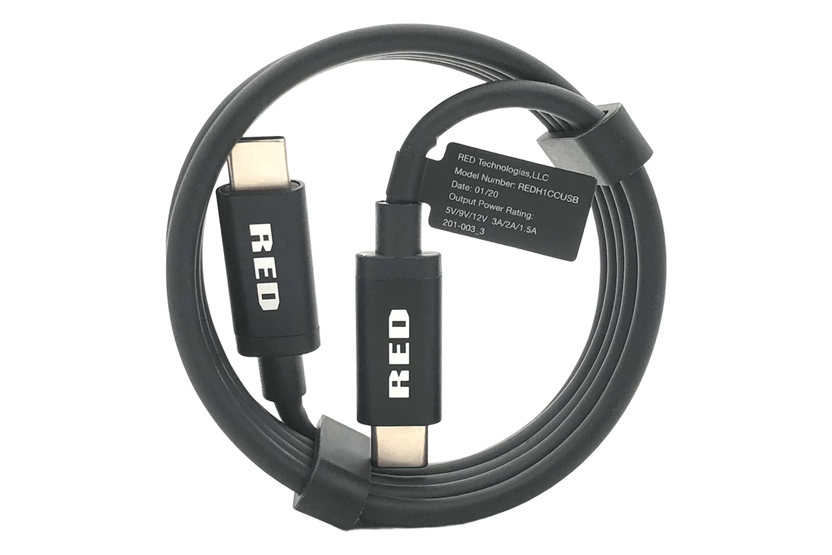 全新原装Red 超软全功能双头Type-c同轴数据线100W快充REDH1CCUSB USB3.2 8K60P投屏一线通 USB C CABLE