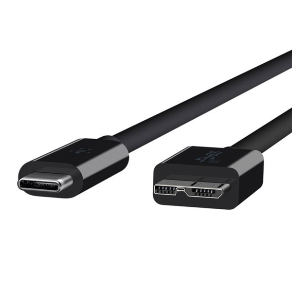 Belkin 3.1 USB-C 转 Micro-B 数据线 (USB Type-C™)E-Marker 被动式3A USB3.1 10Gbps 3FT Type C To Micr-B 转接线