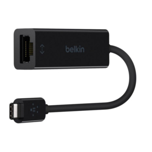 贝尔金belkin USB C 转千兆以太网适配器 F2CU040 1000M Type c to RJ45 Gigabit Ethernet Adapter 免驱适用iphone 15/16 ipad Macbook pro