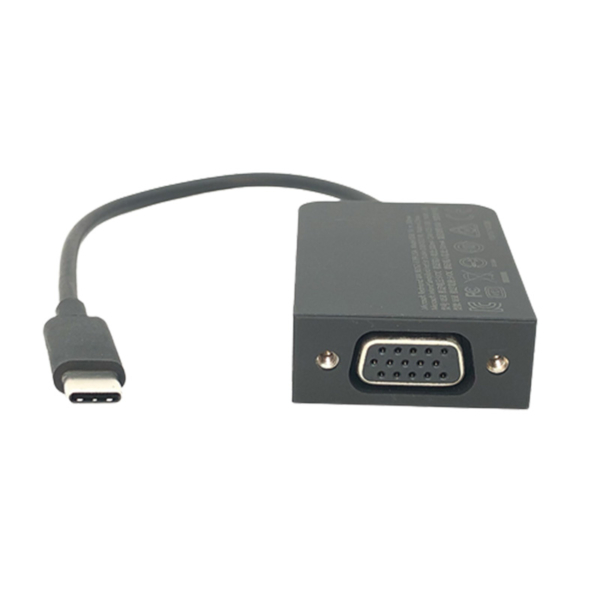 微软Microsoft Surface USB-C转VGA 适配器转接器线头 显示器 投影仪 USB-C to VGA adapter Comm SC XZ/AR HDW 1858 CYPD3120 RTD2166