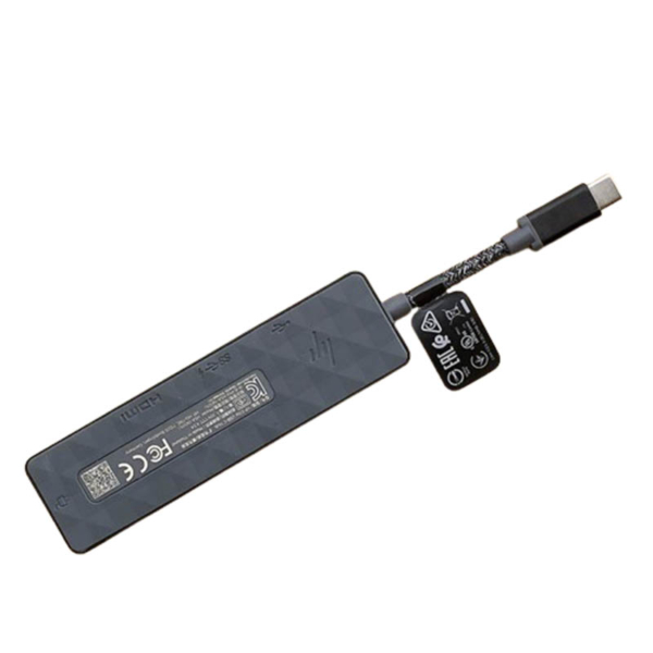 惠普HP便携式HSA-Q001U 全功能C扩展坞80瓦PD供电4k 60hz HDMI 双USB3.0高速集线器HP Elite USB-C Hub P/N: L37718-001 L39572-001