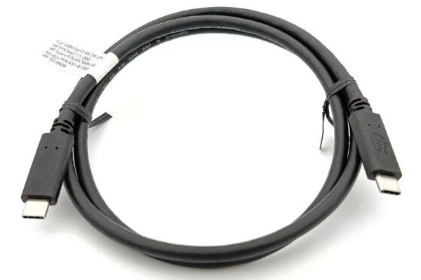 全新HP惠普原厂240W快充线 USB4 Gen2全功能数据线 雷电4认证 PD3.1 E-Marker 5A 支持笔记本手机一线通 型号N42711-002 P/N:N57695-001 HongJu P/N:431-61597 HP TID:9926