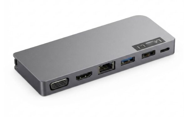 适用于联想Type-C 超便携多功能拓展器 4K 60Hz千兆网卡USB3.1 65W供电Lenovo Powered USB-C Travel Hub 4X90S92381 03X7608