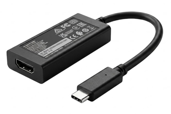 03X7605适用于联想USB-C雷电3 4转HDMI2.0b 4k 60hz手机平板电脑外接电视 Lenovo ThinkPad X1 Tablet 3rd Gen 20KJ 20KK USB-C to HDMI 2.0b Dongle