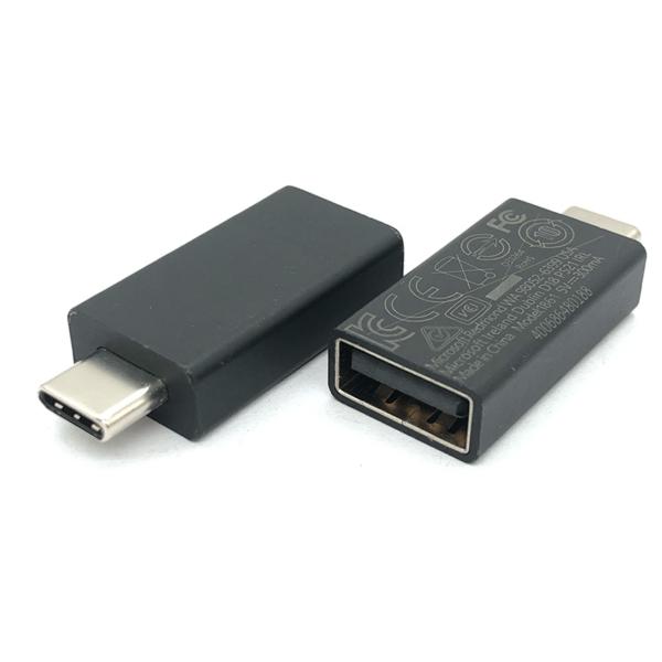 划标微软Microsoft Surface USB-C 到 USB-A 适配器 USB-C To USB 3.0 3.1 10G 雷电3转普通USB接口 Type-C OTG 转接头JTY-00005 1861
