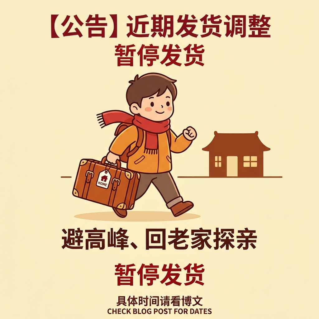 国庆期间发货安排调整及暂停发货通知！